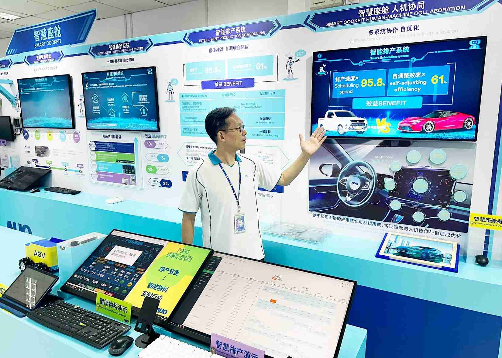 人生就是博厦门将5G+ABC技术串联生产管理全流程，，，，打通研发、、、采购、、、生管、、、、制程、、、、设备、、质量等产品全生命周期制造流程，，完成数字化设计、、智慧供应链、、、、智能座舱、、全流程设备管理、、数据驱动优化、、、智慧在线检测、、智慧品管等自适应生产模式升级